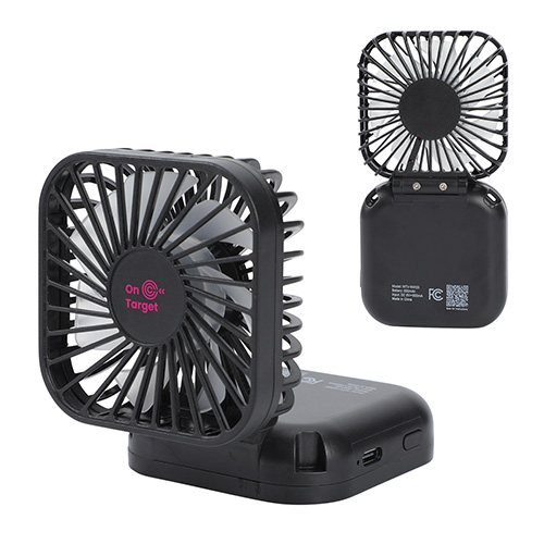 Whirlwind Mini Folding Rechargeable Fan with Lanyard 3