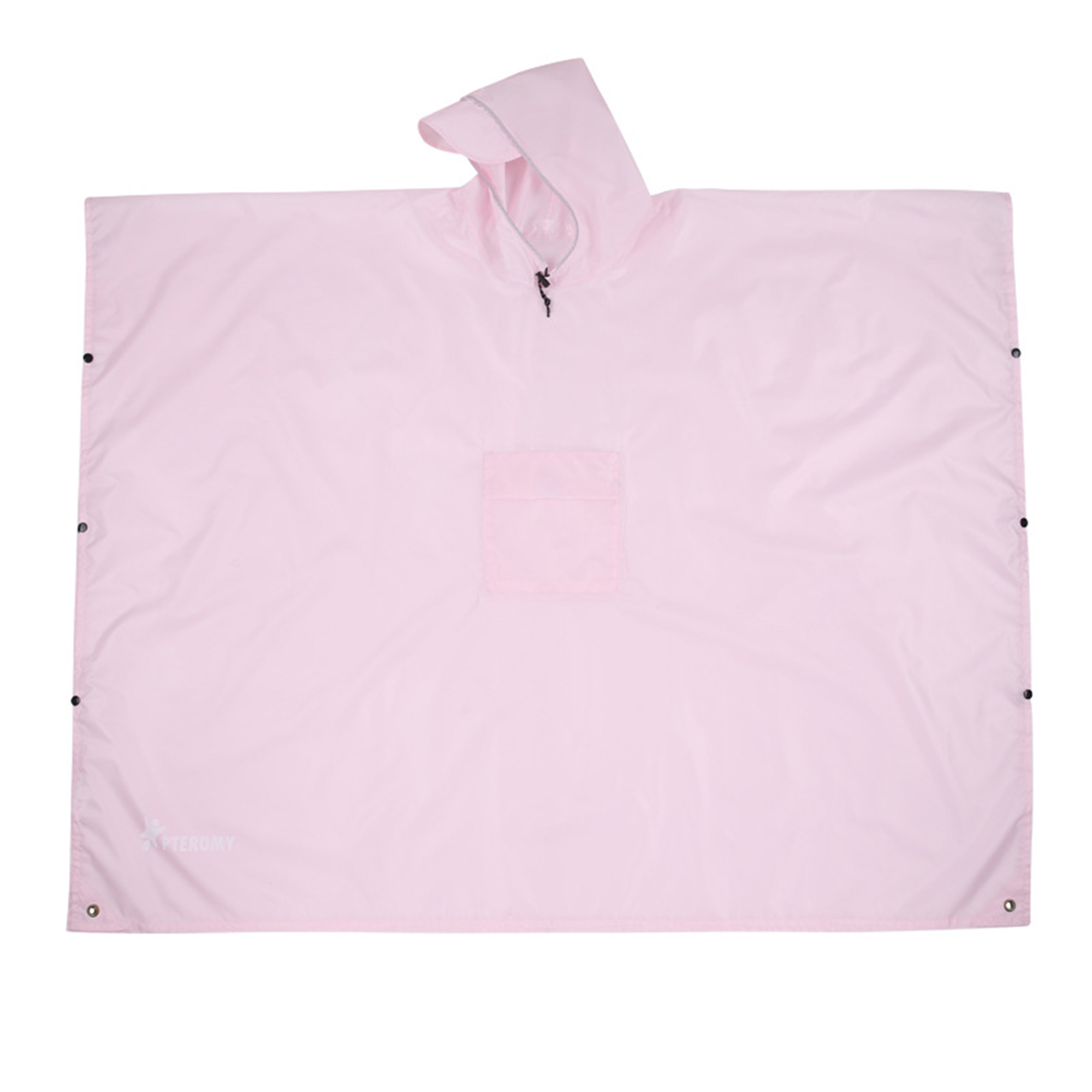 Three In One Polyester Poncho With Pack Cover And Ground Sheet 82.7" x 55.1" 12