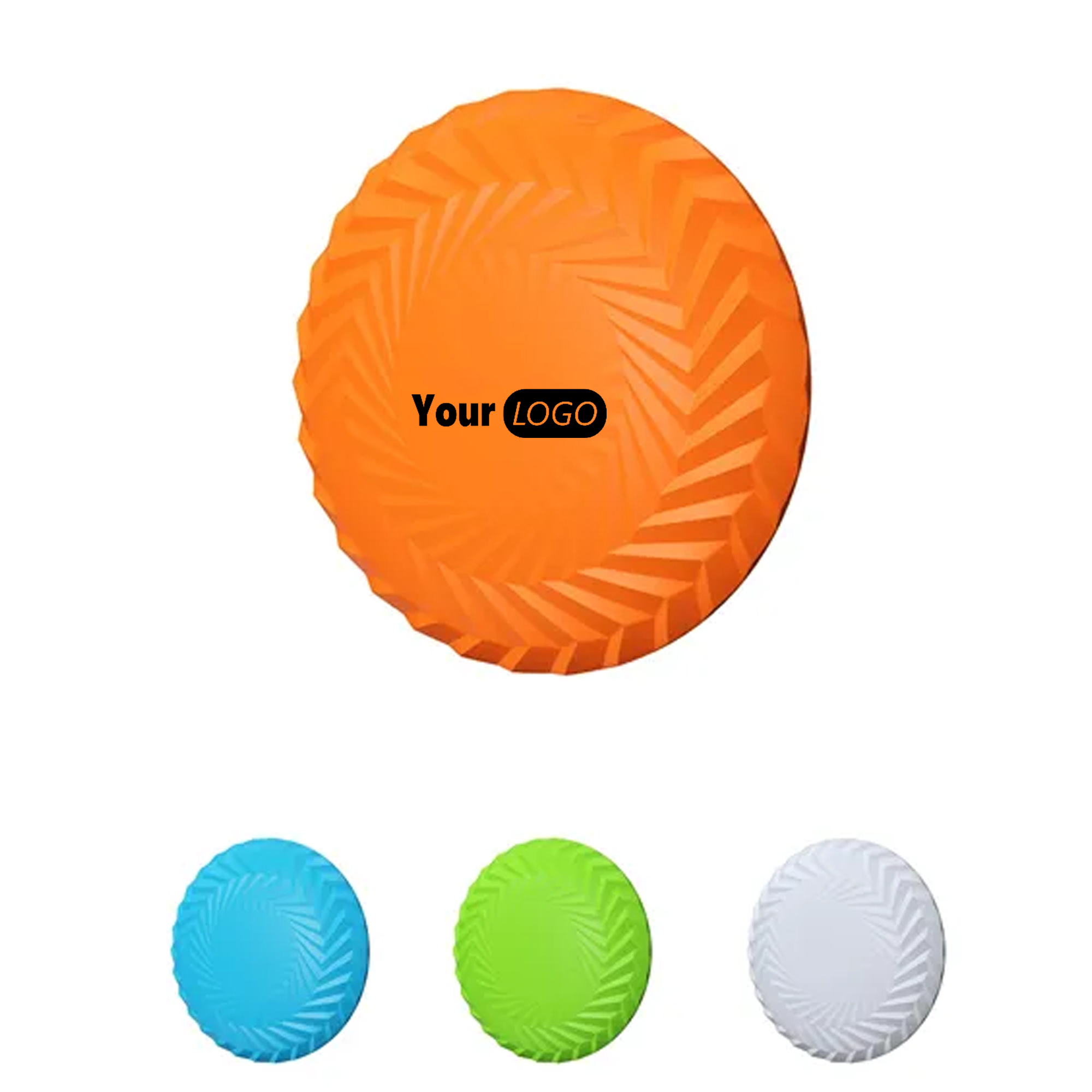 Dog Pet Flying Disc, Teeth Grinding Toy, Custom Logo 2