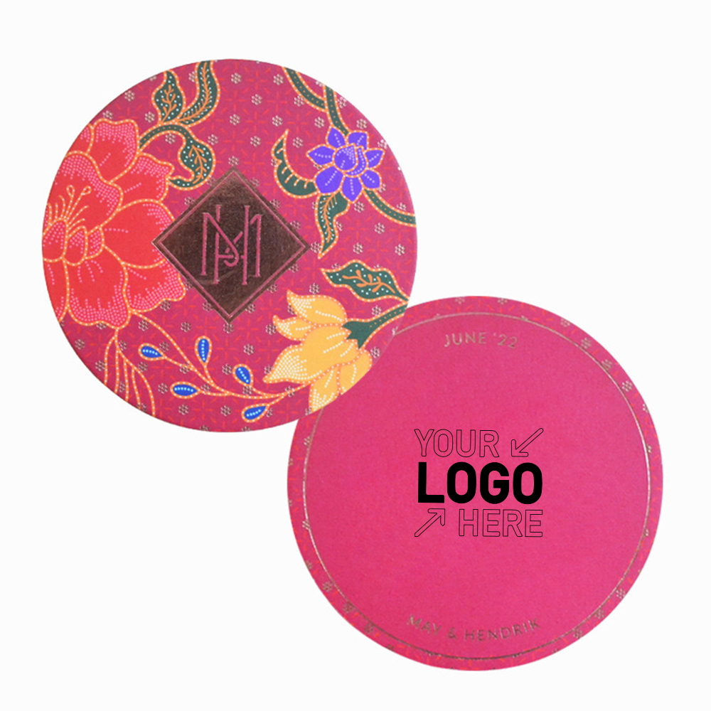 Absorbent paper coaster 4