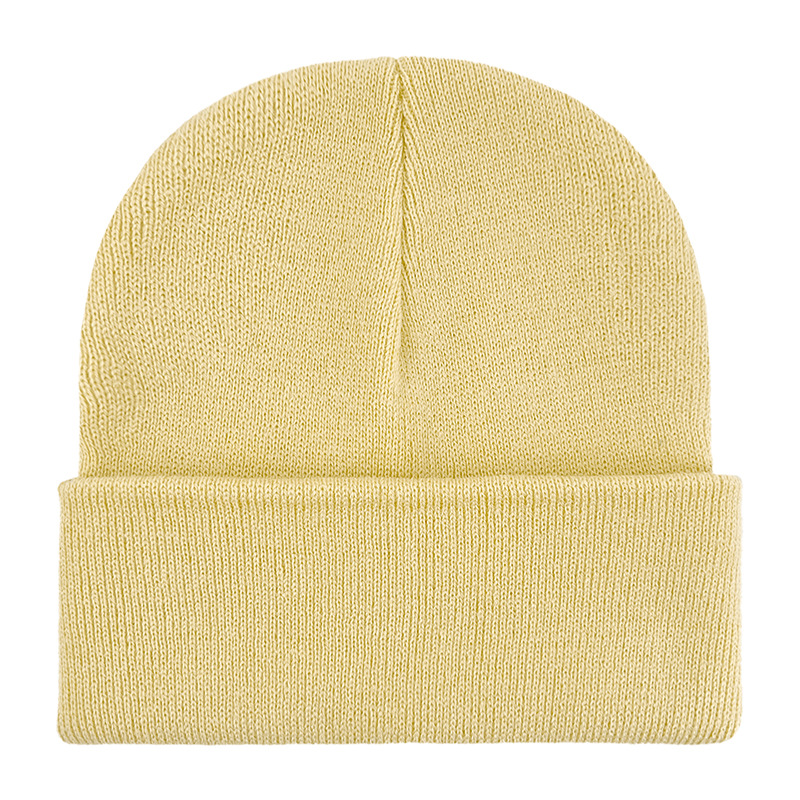 Knitted Cuffed Rolled Beanie 16