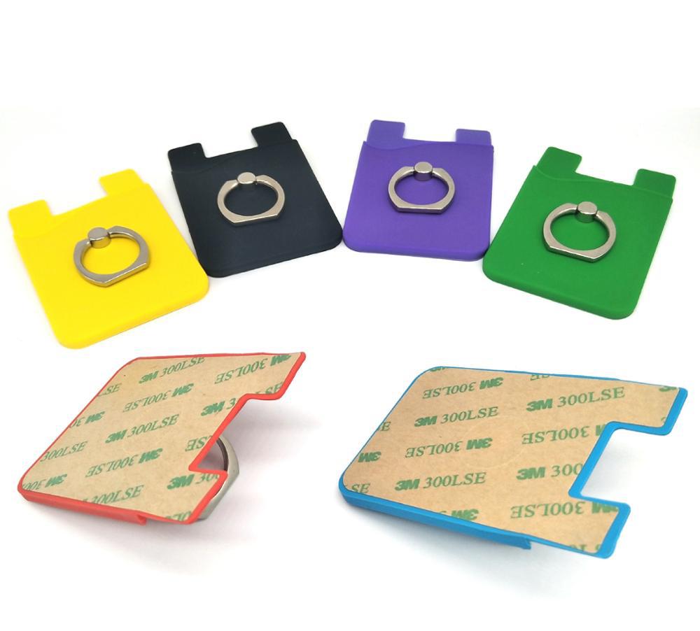 Silicone Phone Wallet With Ring 3