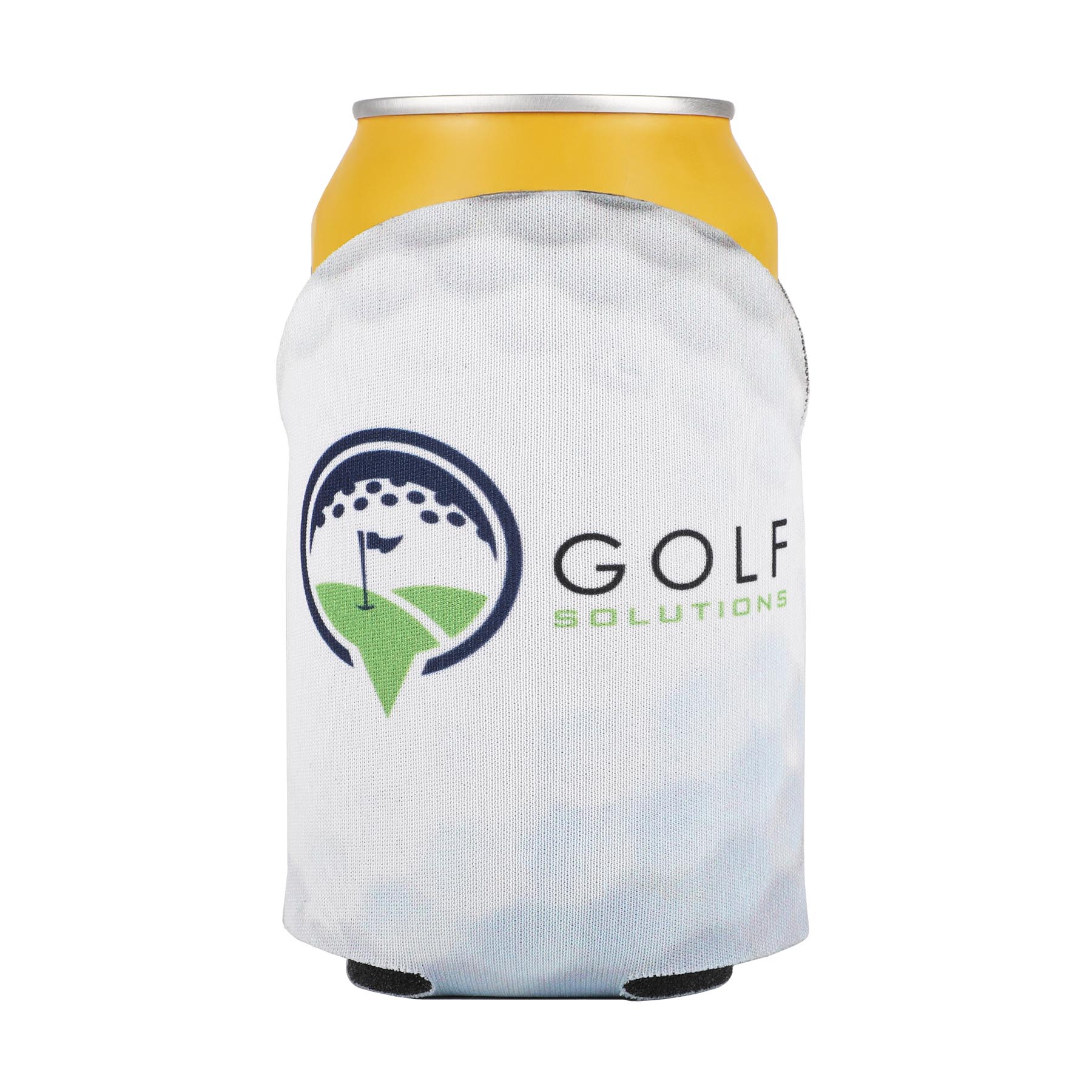 American Made Round Top Can Cooler, custom can cooler with logo imprint 2