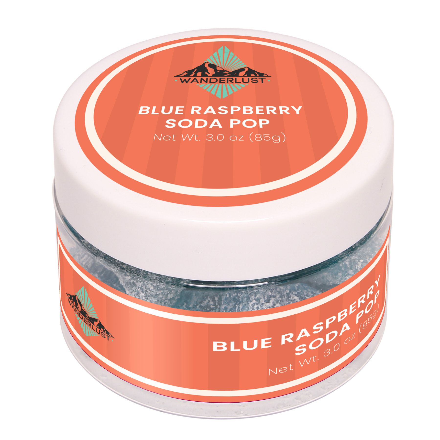 Blue Raspberry Soda Bottles: Small Jar 4
