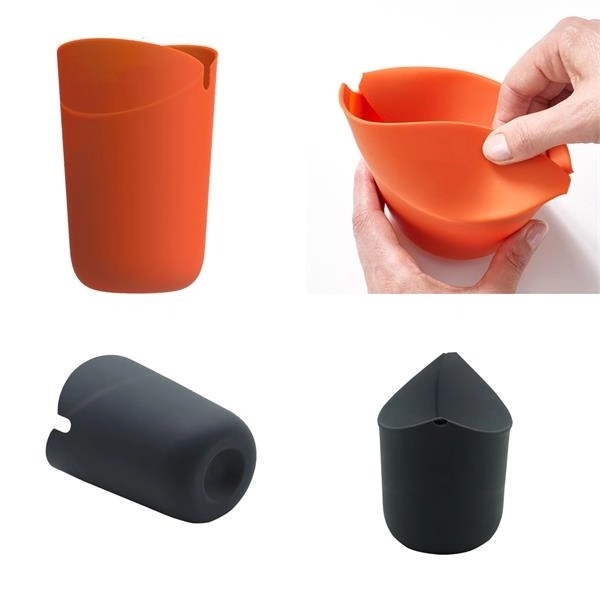 Microwave Silicone Foldable Popcorn Bucket Bowl 1