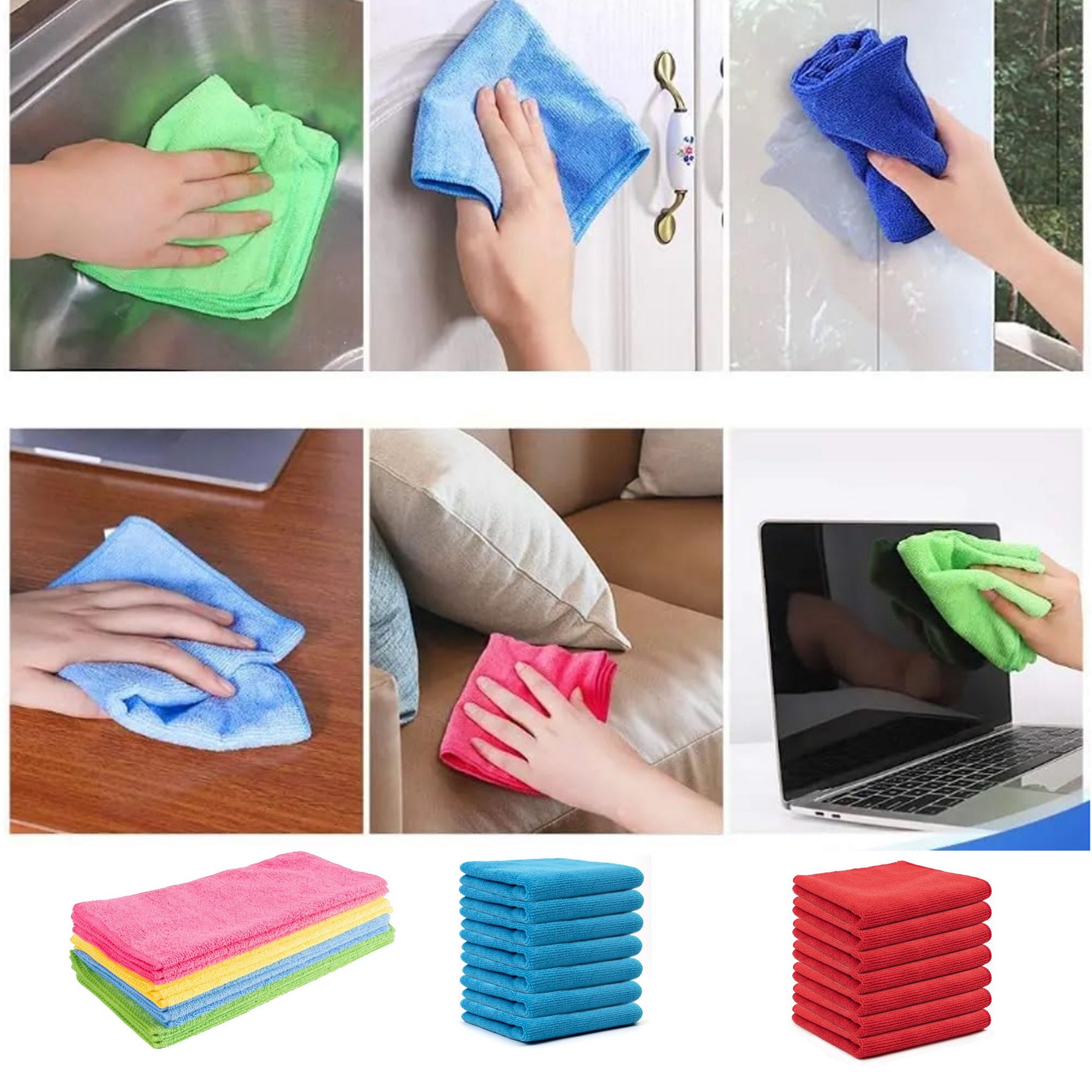 Dual Sided Household Microfiber Towels 1