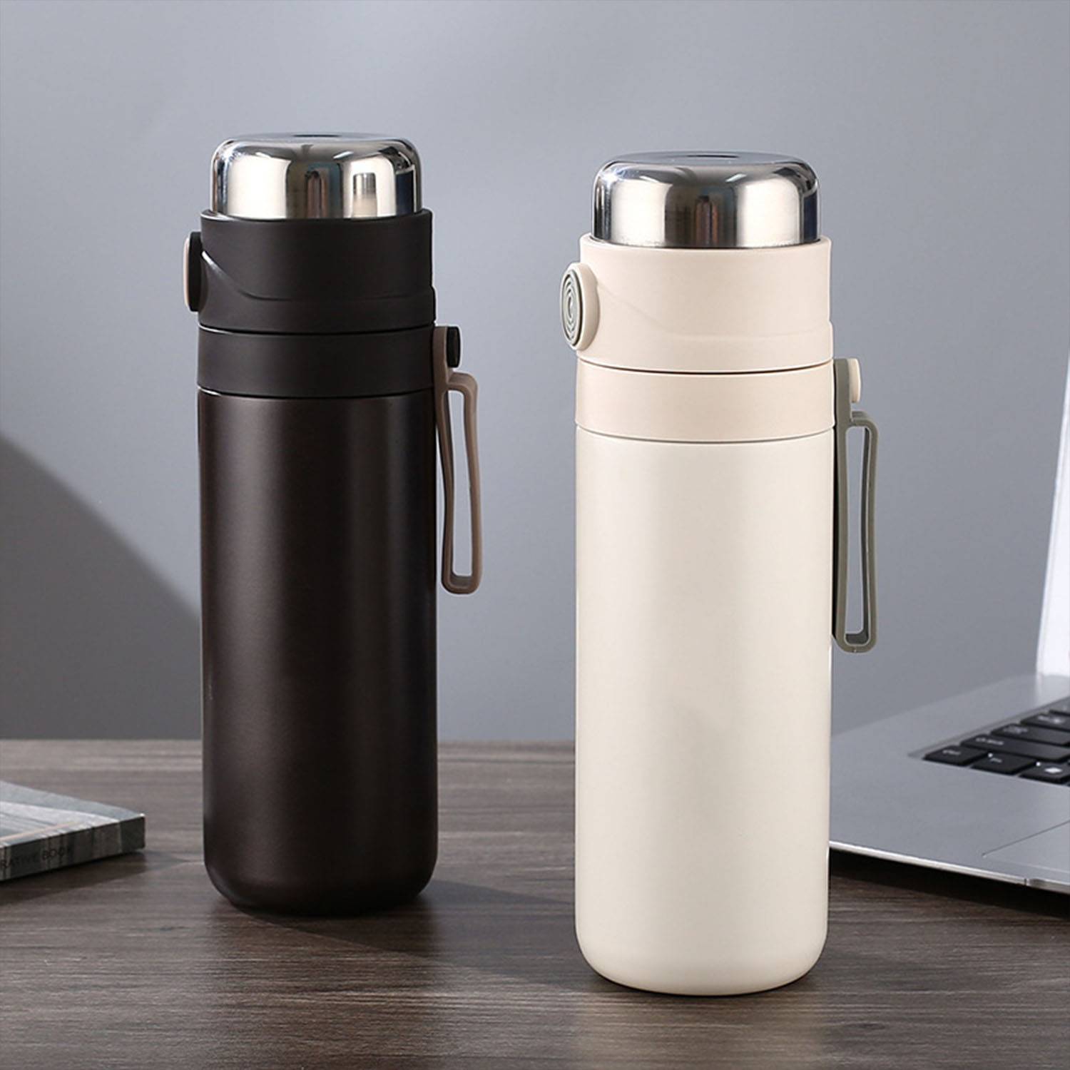 17.6oz Stainless steel tea separation insulated cup 4