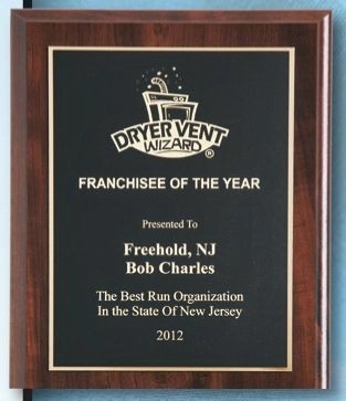 10.5 x 13" Cherry Finish Plaque w/ Double Engraved Plate 4