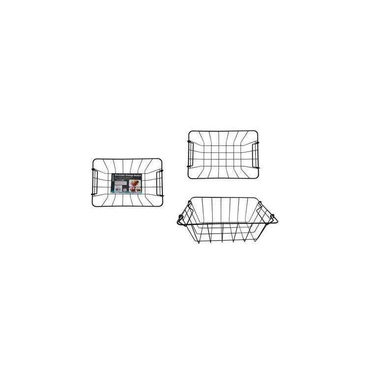 Stackable Wire Storage Baskets 2