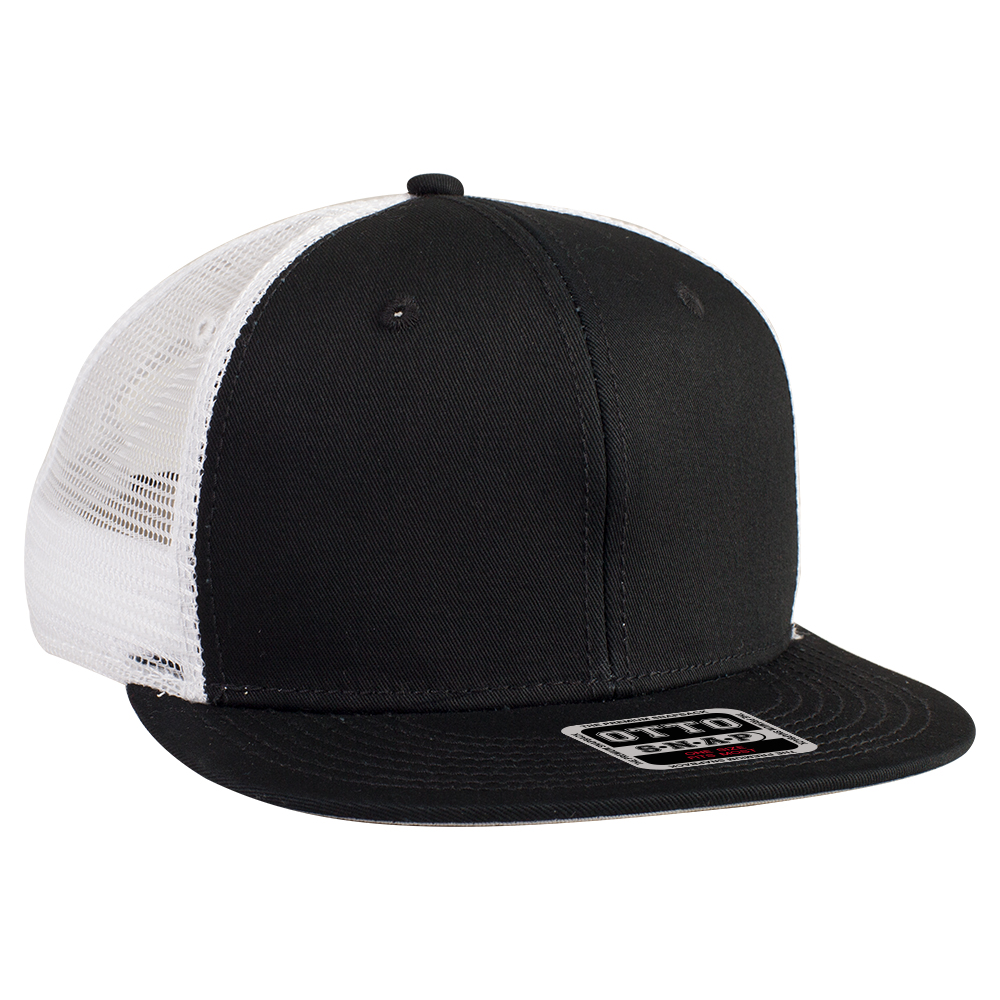 OTTO CAP® OTTO SNAP 6 Panel Pro Style Mesh Back Trucker Snapback Hat 32
