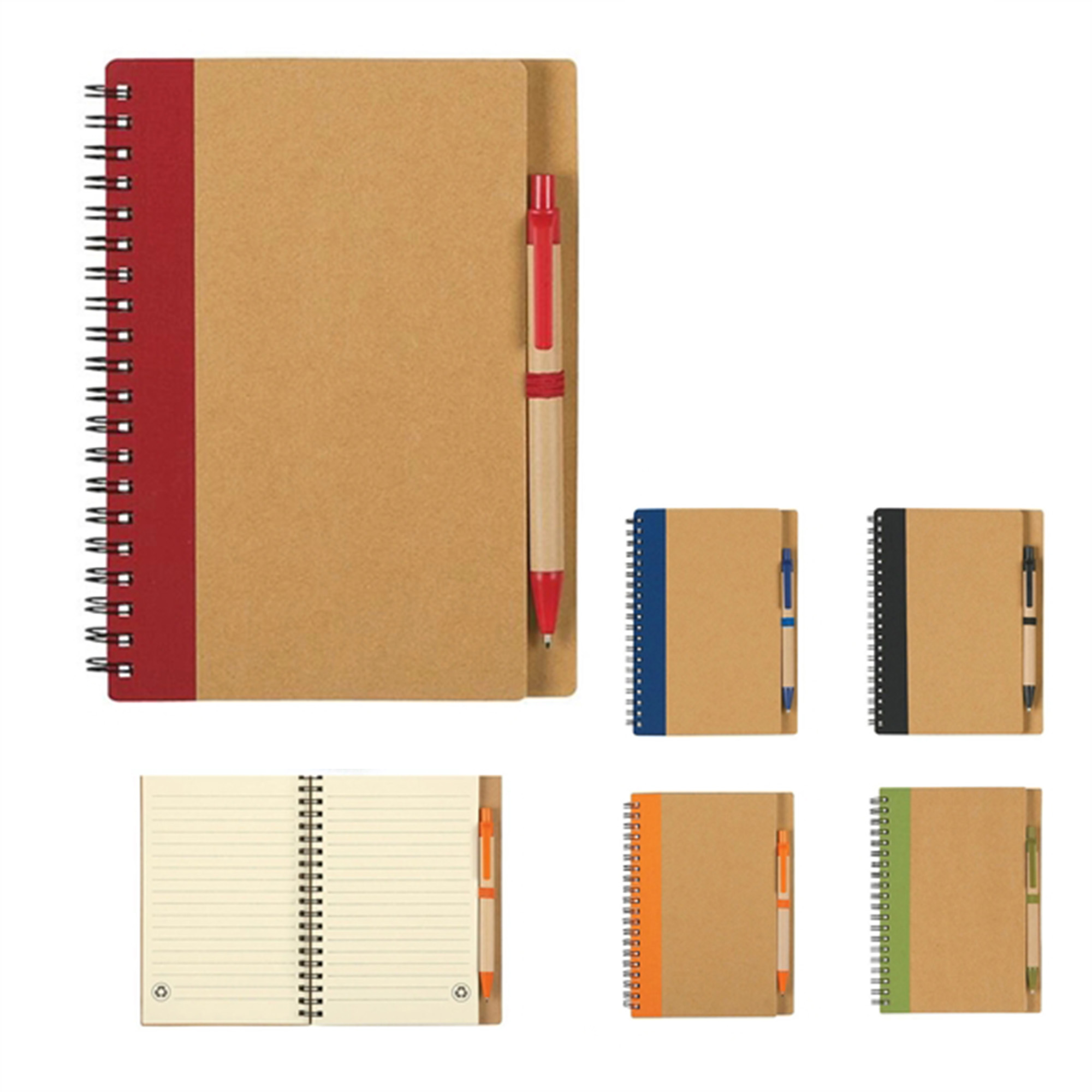Mini Kraft Notepad with Pen 3