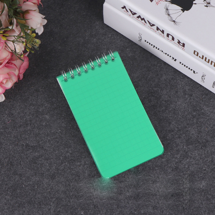 Waterproof Paper Notebook w/ Cover Top-Spiral Memo Book 2