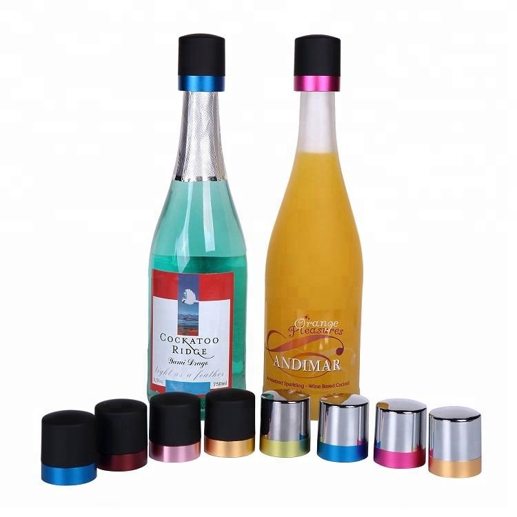 Silicone Colorful Wine Stopper Caps 2