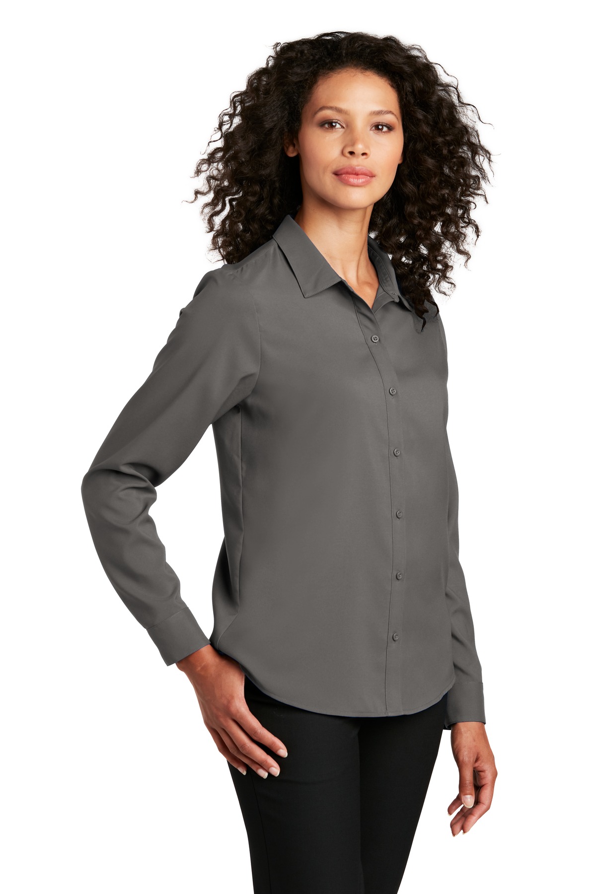 Port Authority Women's Long Sleeve Performance Staff Shirt LW401 51