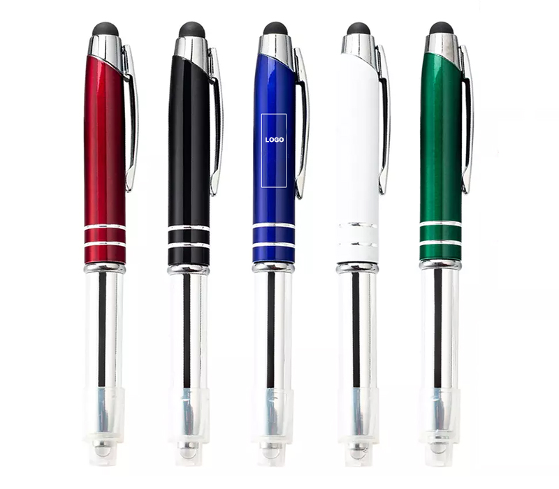 3-in-1 Stylus Pen with LED Flashlight 3