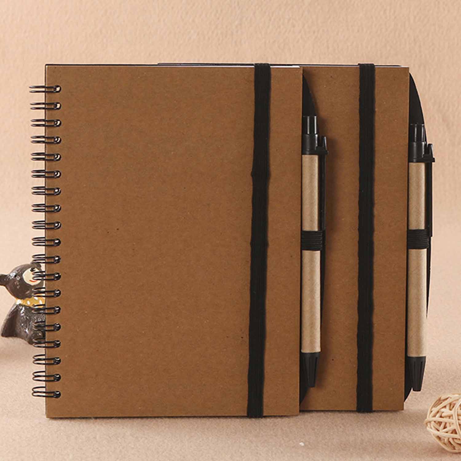 Eco-friendly kraft paper coil office business notebook 3