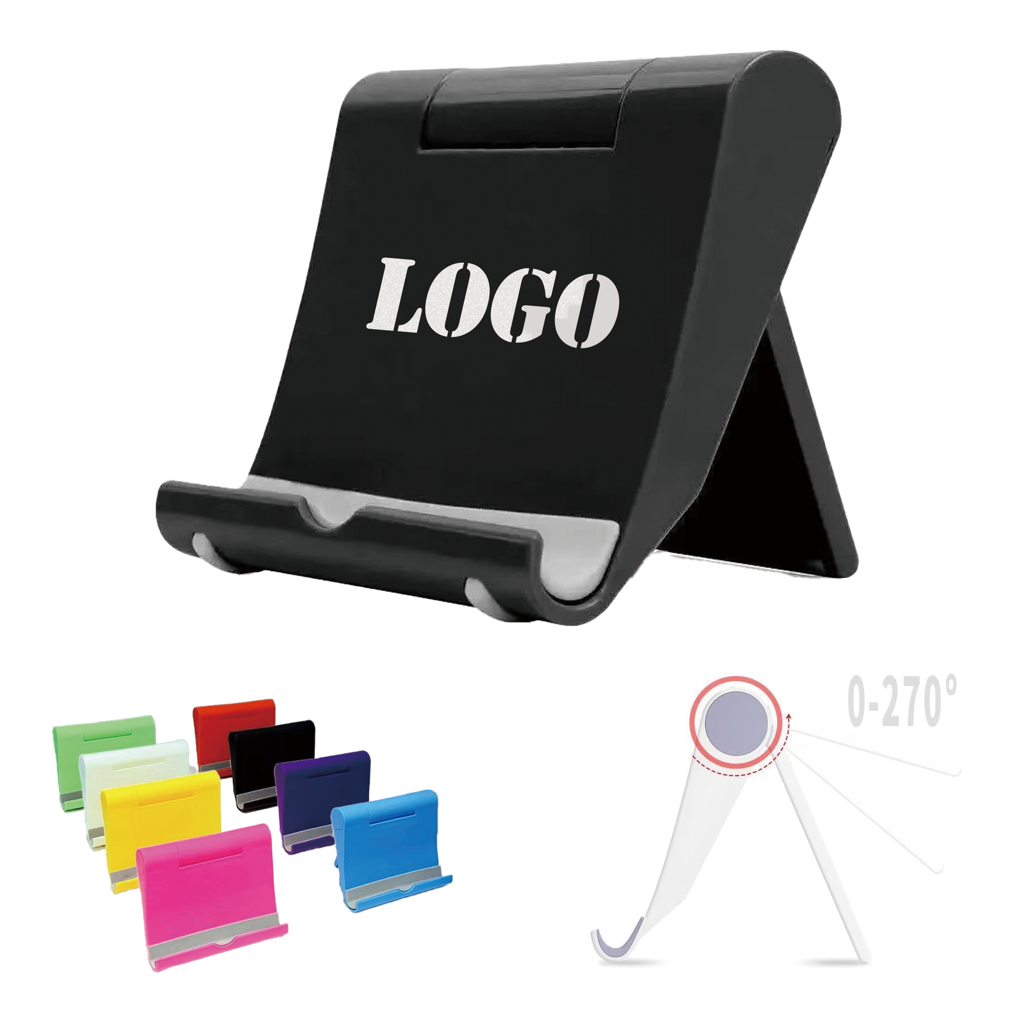 Folding Portable Plastic Phone Stand Holder 2