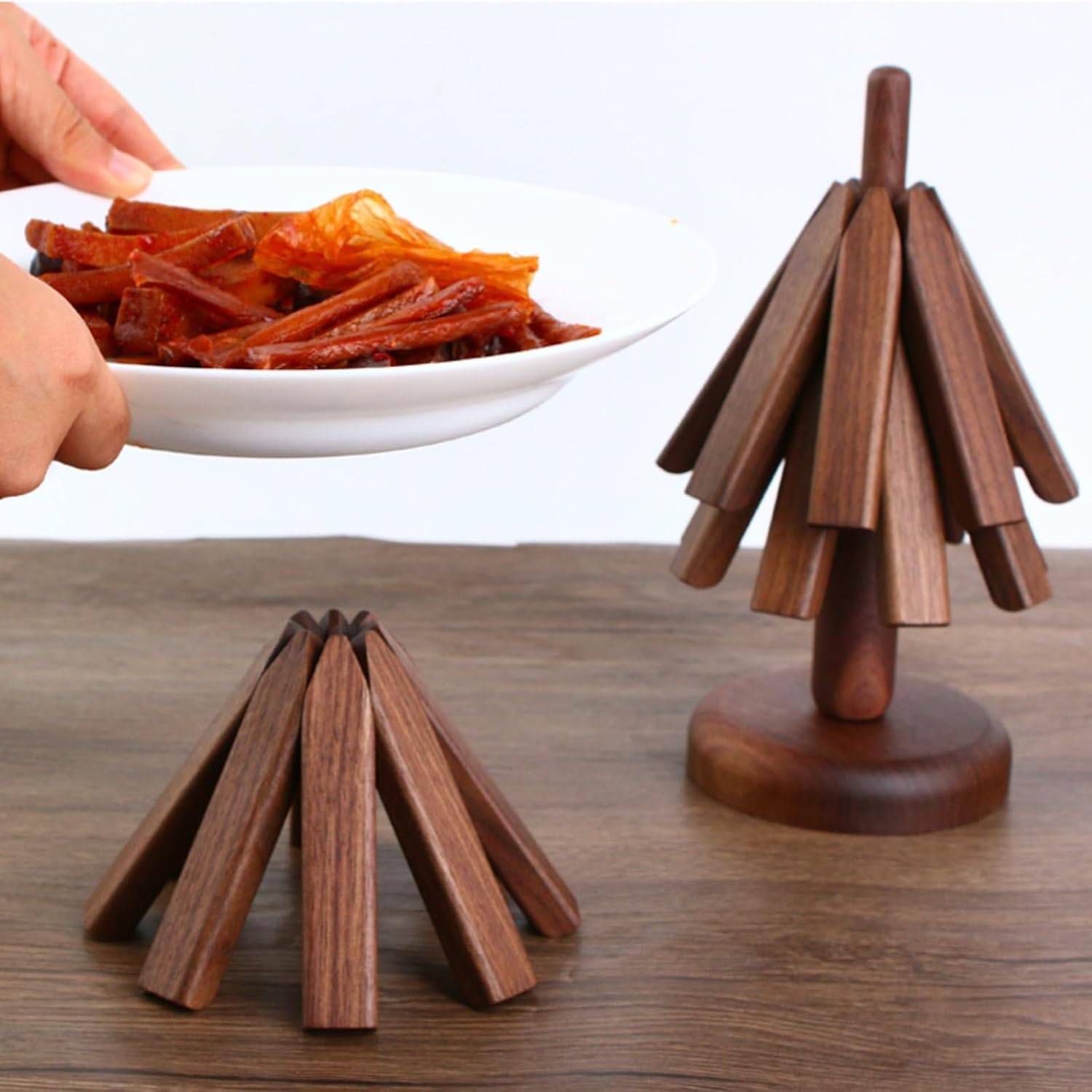 Walnut Wood Coster Pad 6