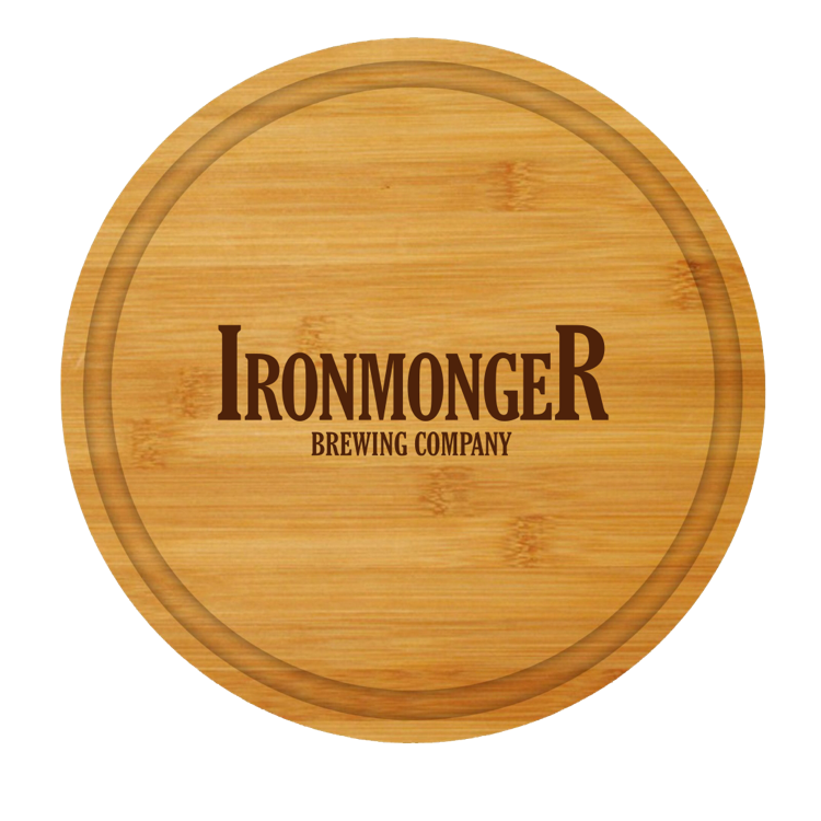 10.5" Round Bamboo Cutting Board with Juice Groove 2
