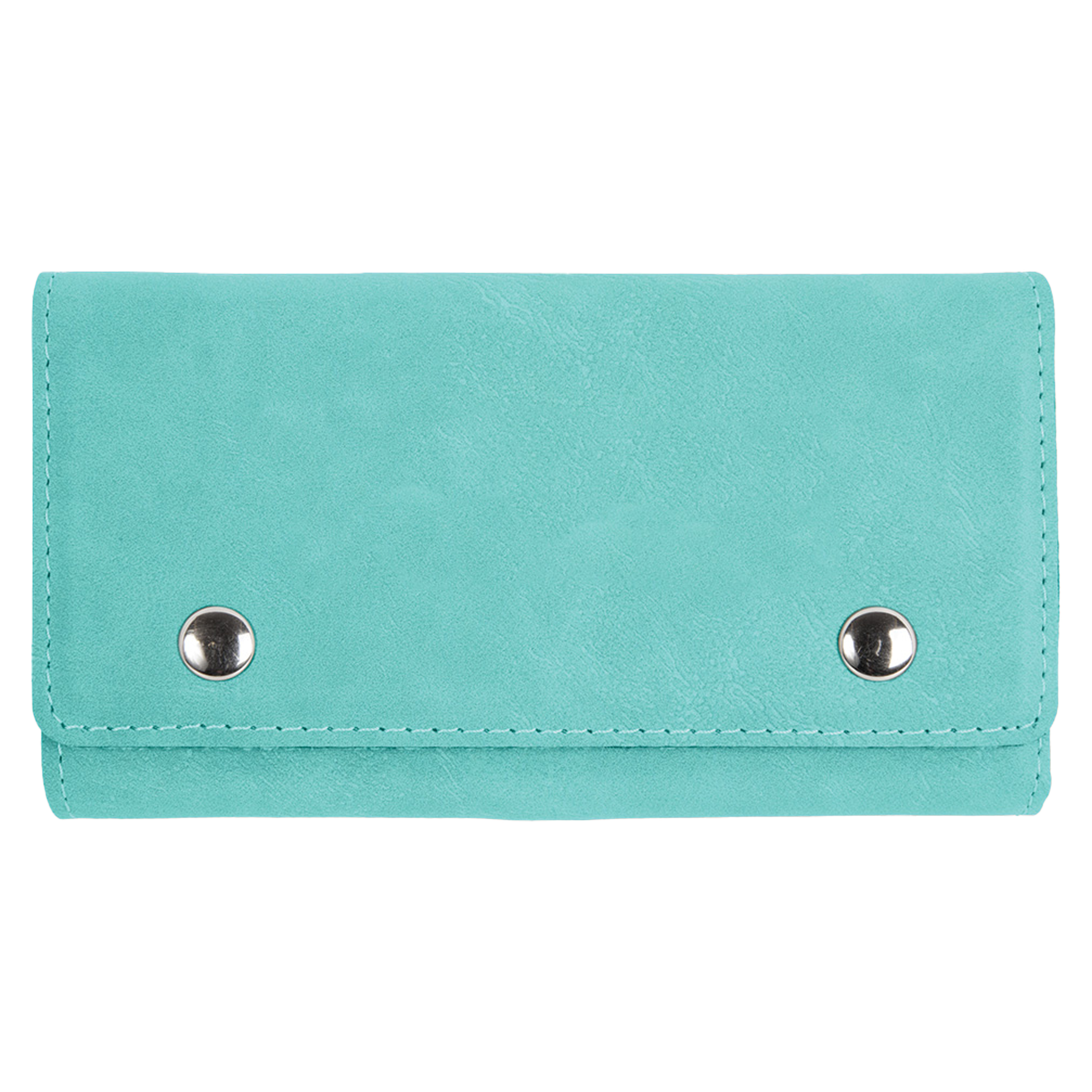 Teal Leatherette Card & Dice Set 3