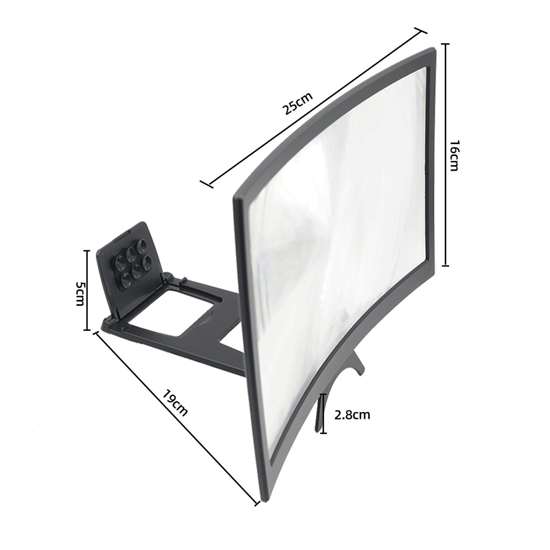 12" HD Curved Phone Screen Magnifier 1