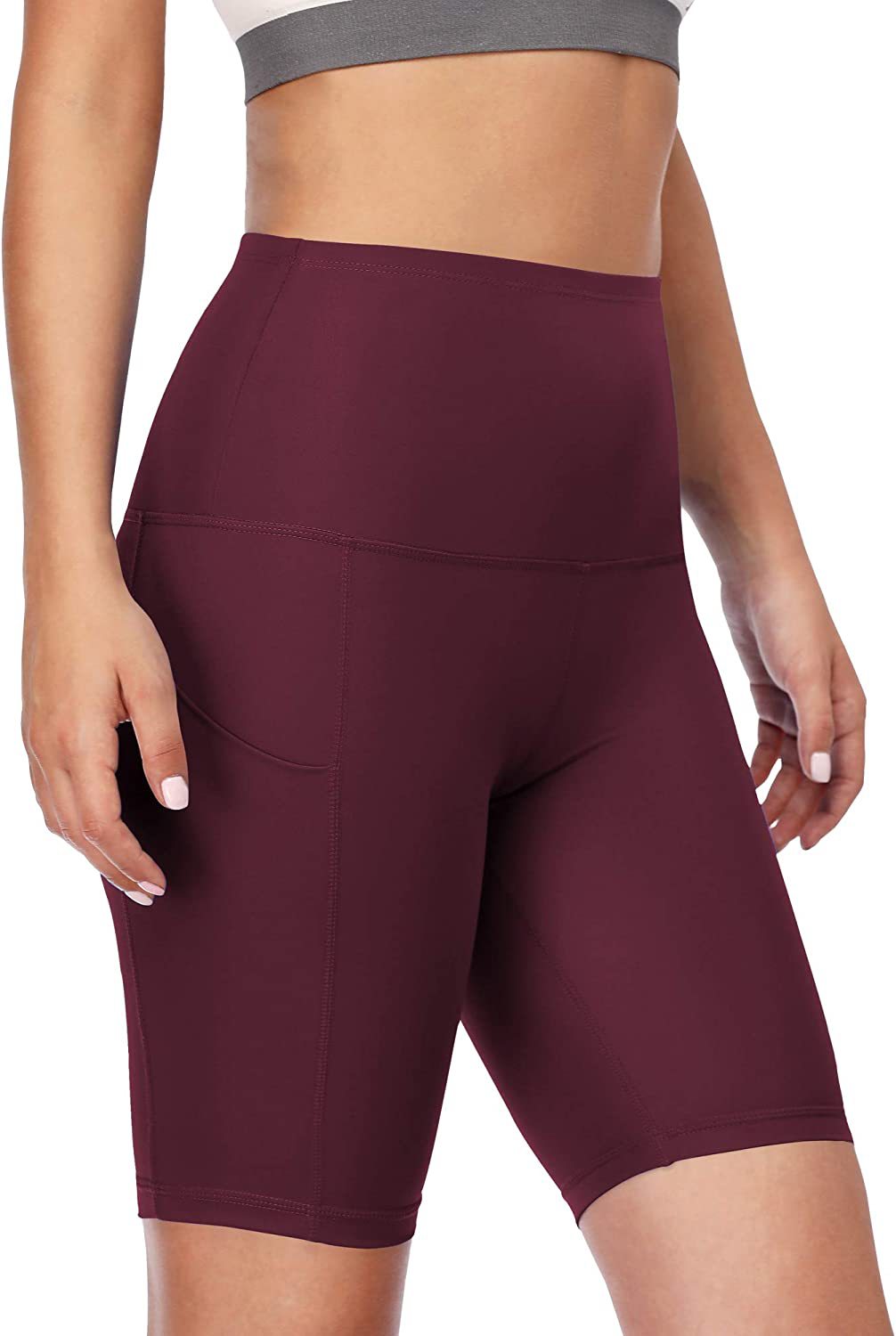 Women's High Waist Spandex Yoga Shorts 12