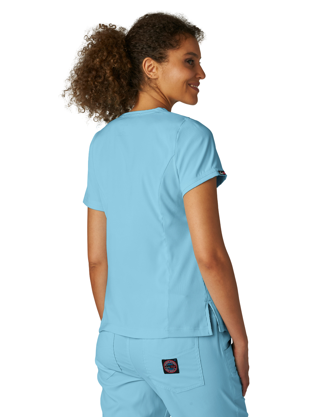 koi - Lite - Women's Three-Pocket Mock-Wrap Philosophy Top 12
