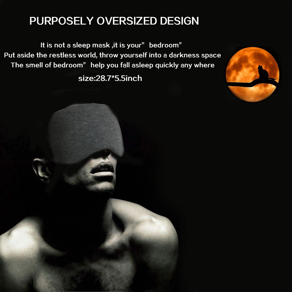 Surrounded Light Blocking Sleeping Mask 7