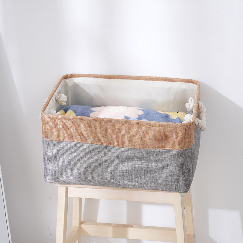 8L Cotton Linen Storage Box 6