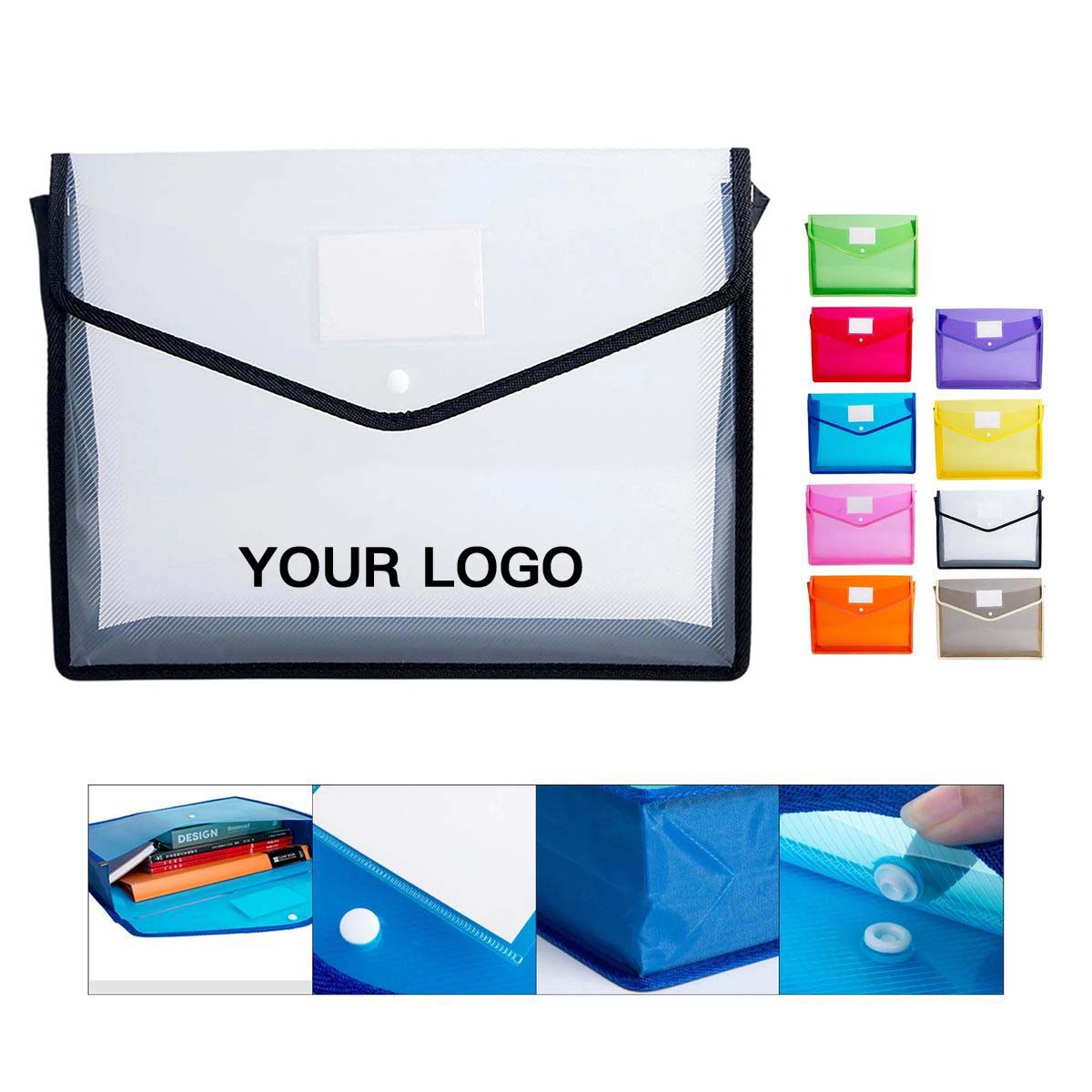 Durable PP File Folder with Transparent Cover 5