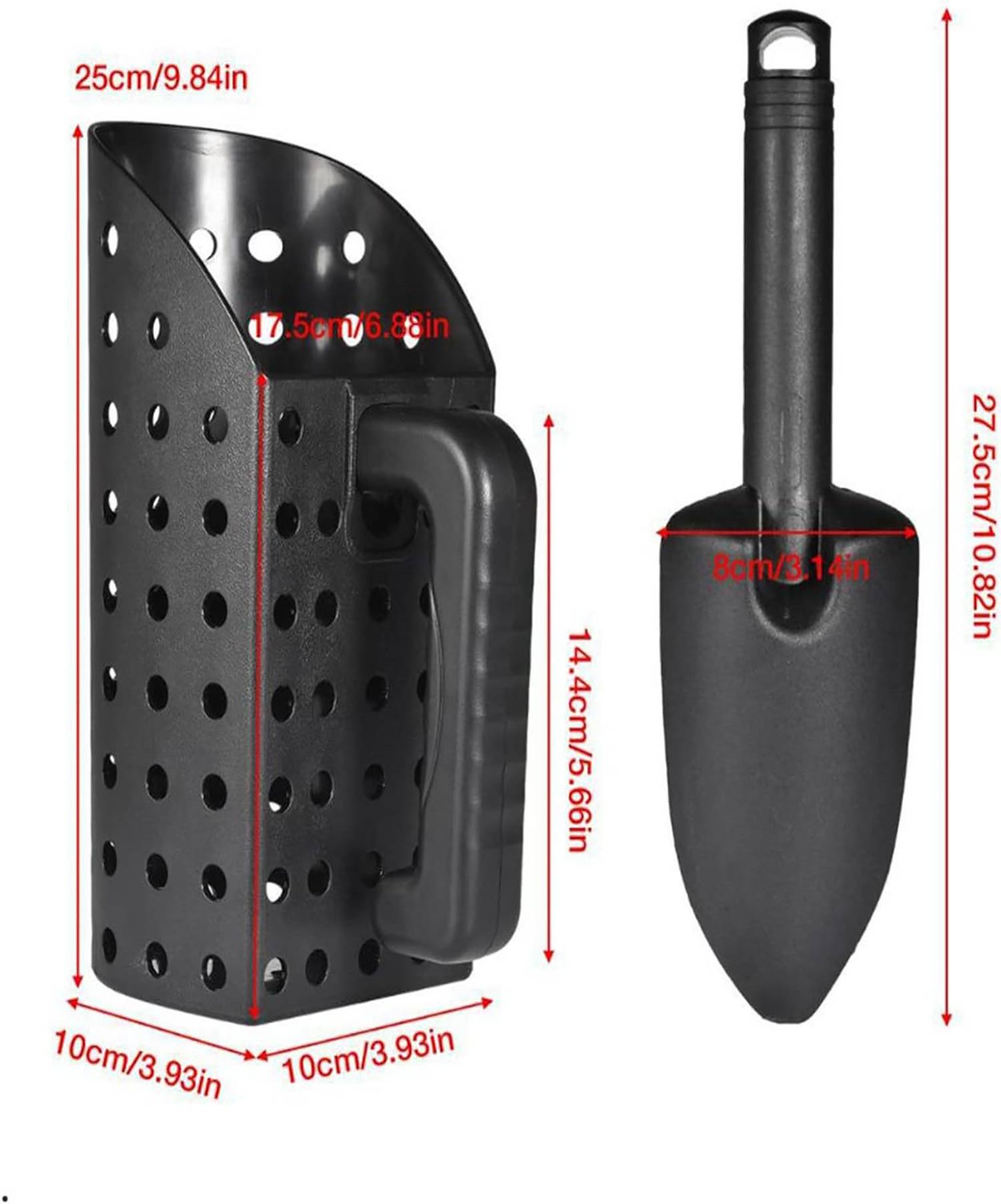 Beach Treasure Hunt Sand Sifter & Shovel Set 4