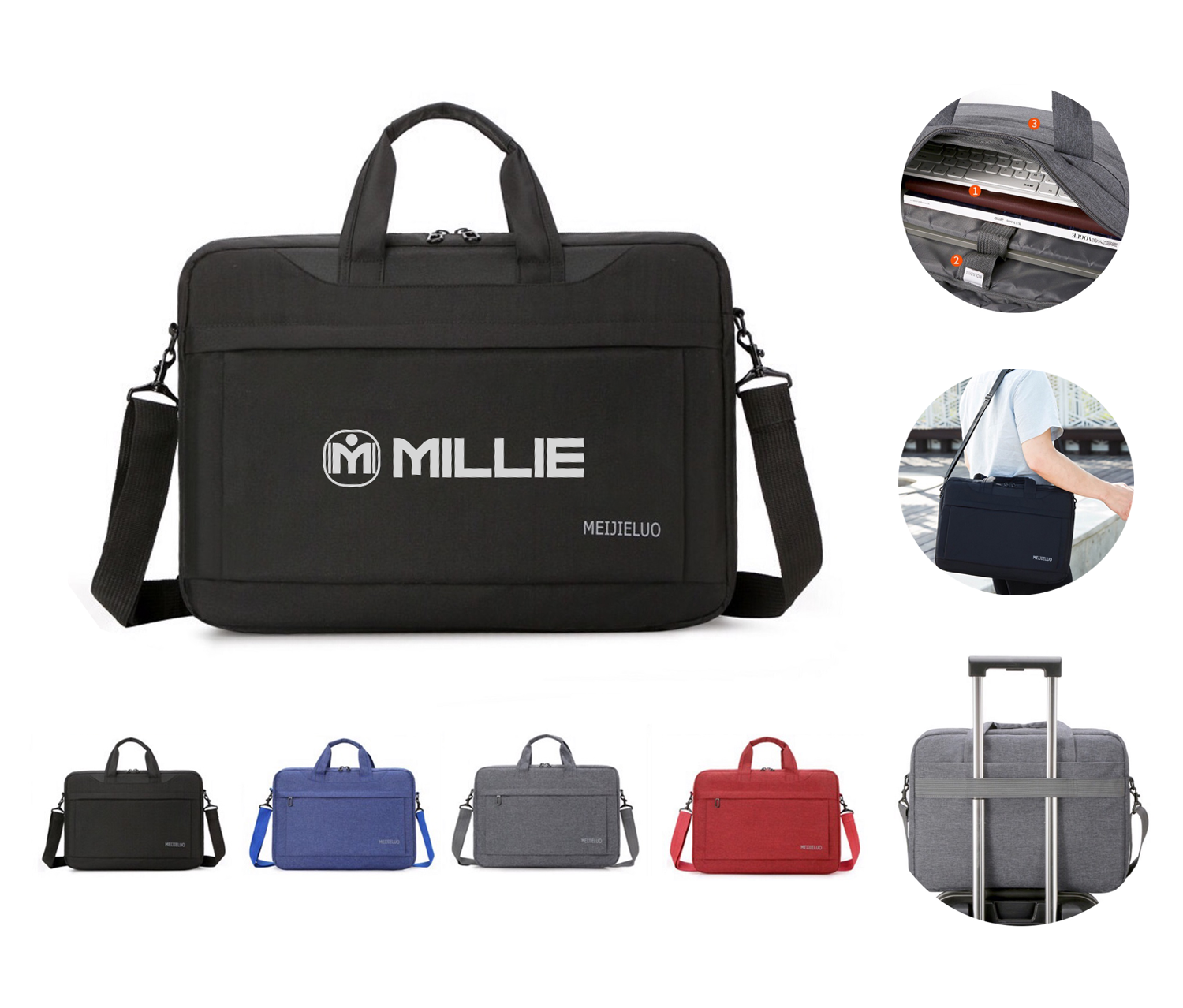 Cross-body Briefcase 1