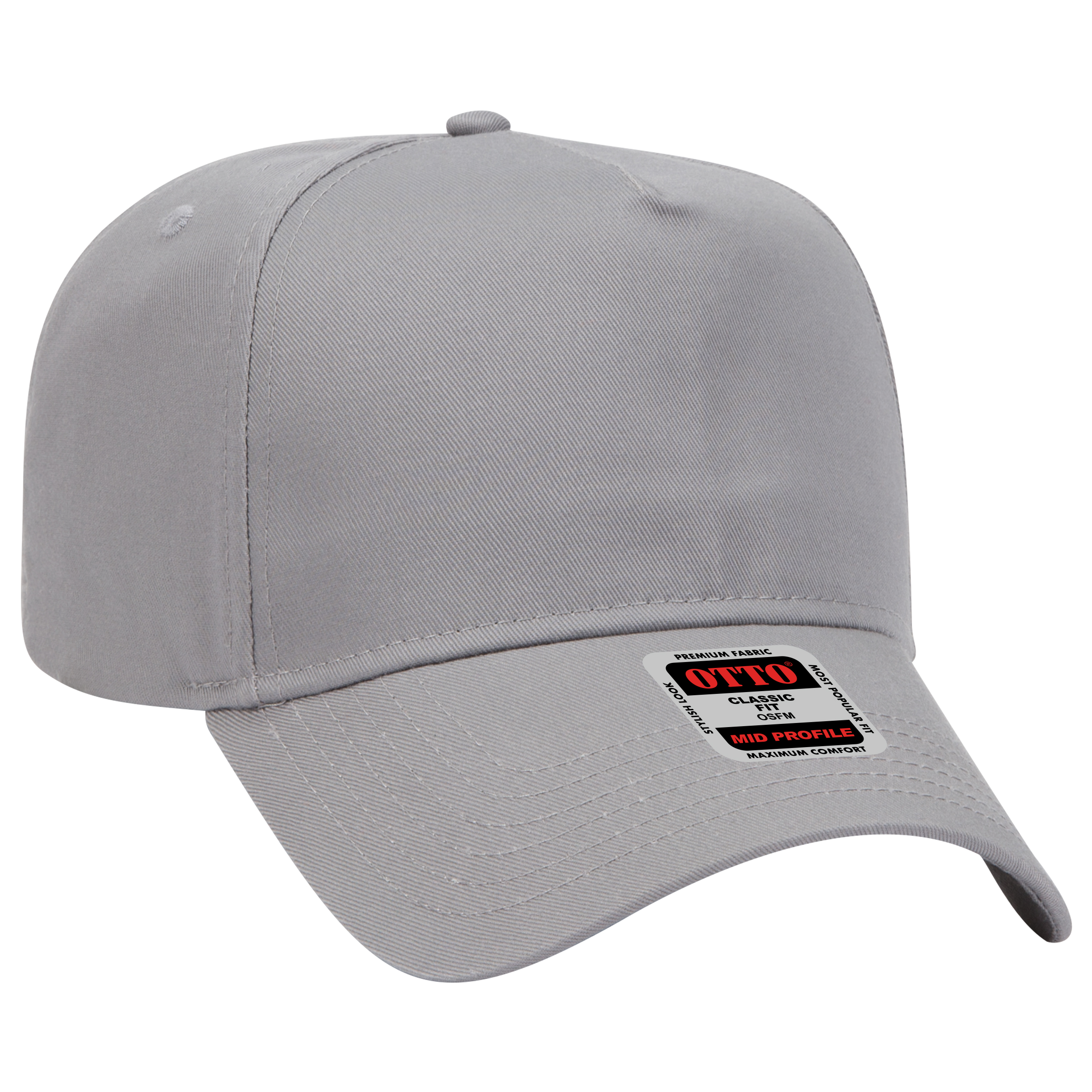 OTTO CAP® 5 Panel Mid Profile Baseball Cap 27