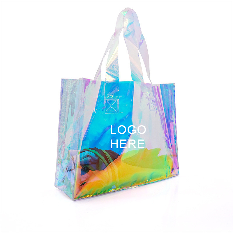 Clear PVC Laser Hologram Tote Bag 1