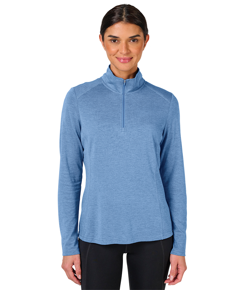 Women's Vista Tri-Blend Quarter Zip 40