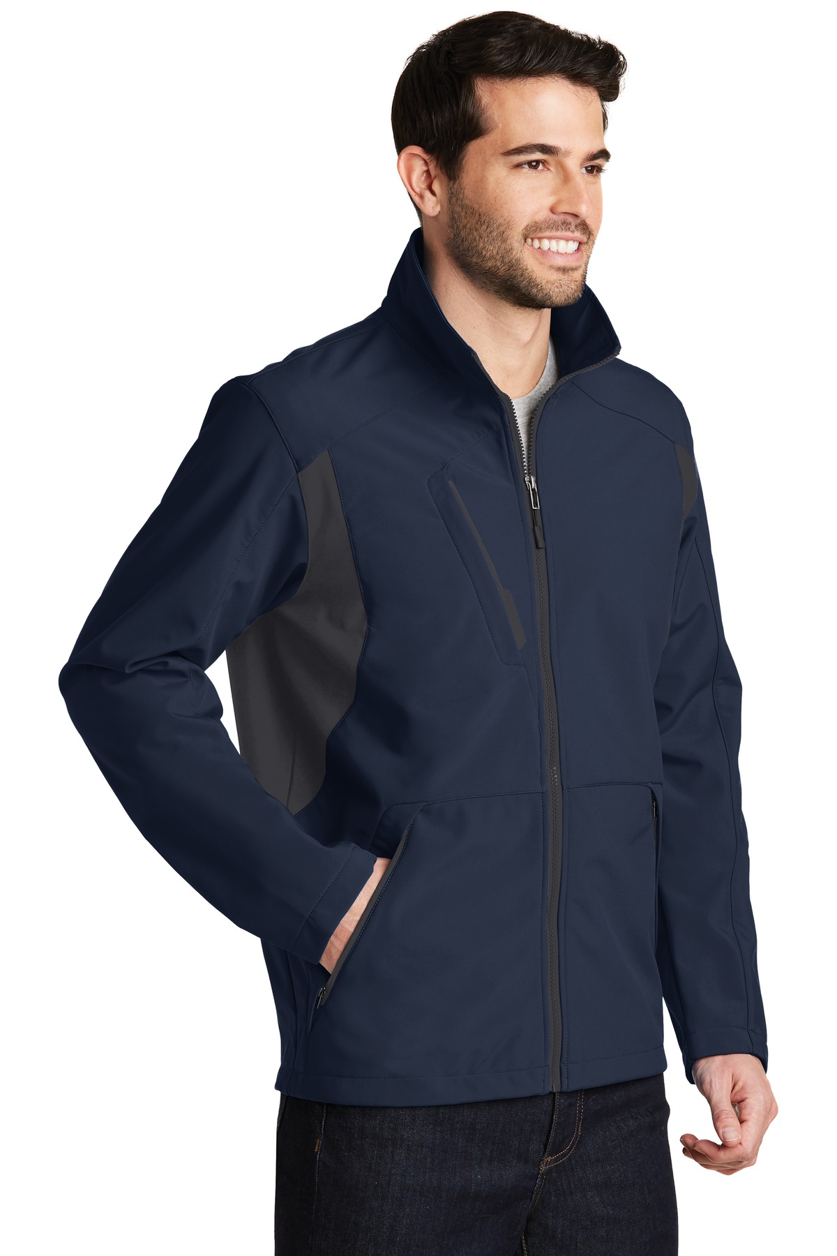 Port Authority Back-Block Soft Shell Jacket. J336 35