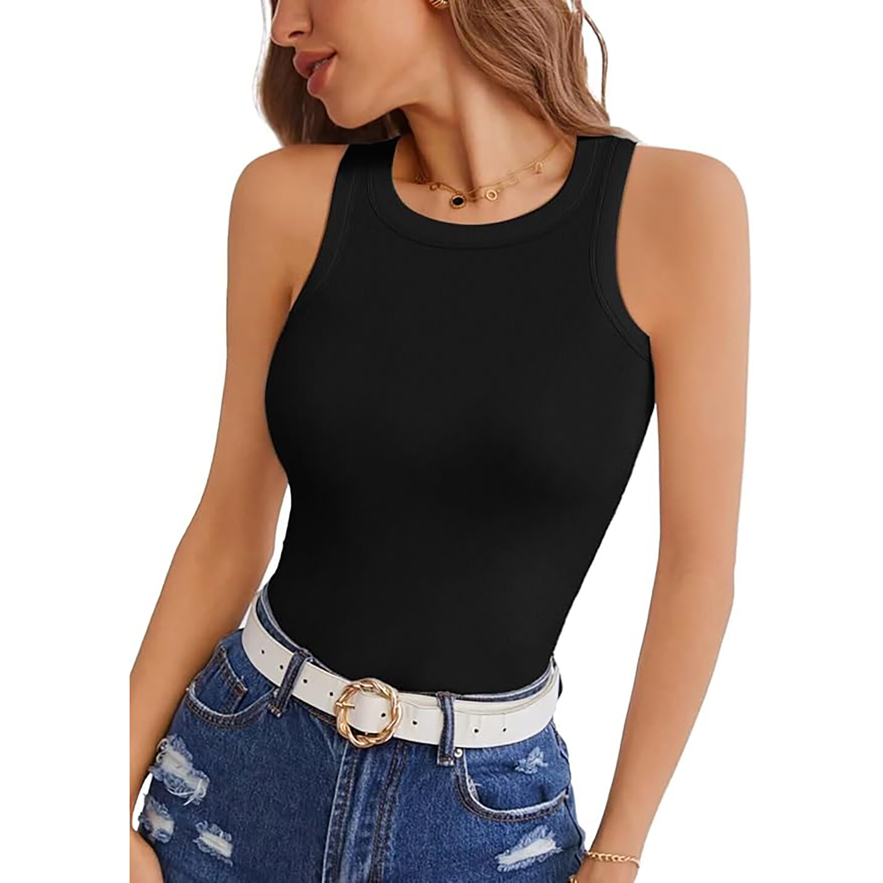 Women's Sleeveless Slim vest 9