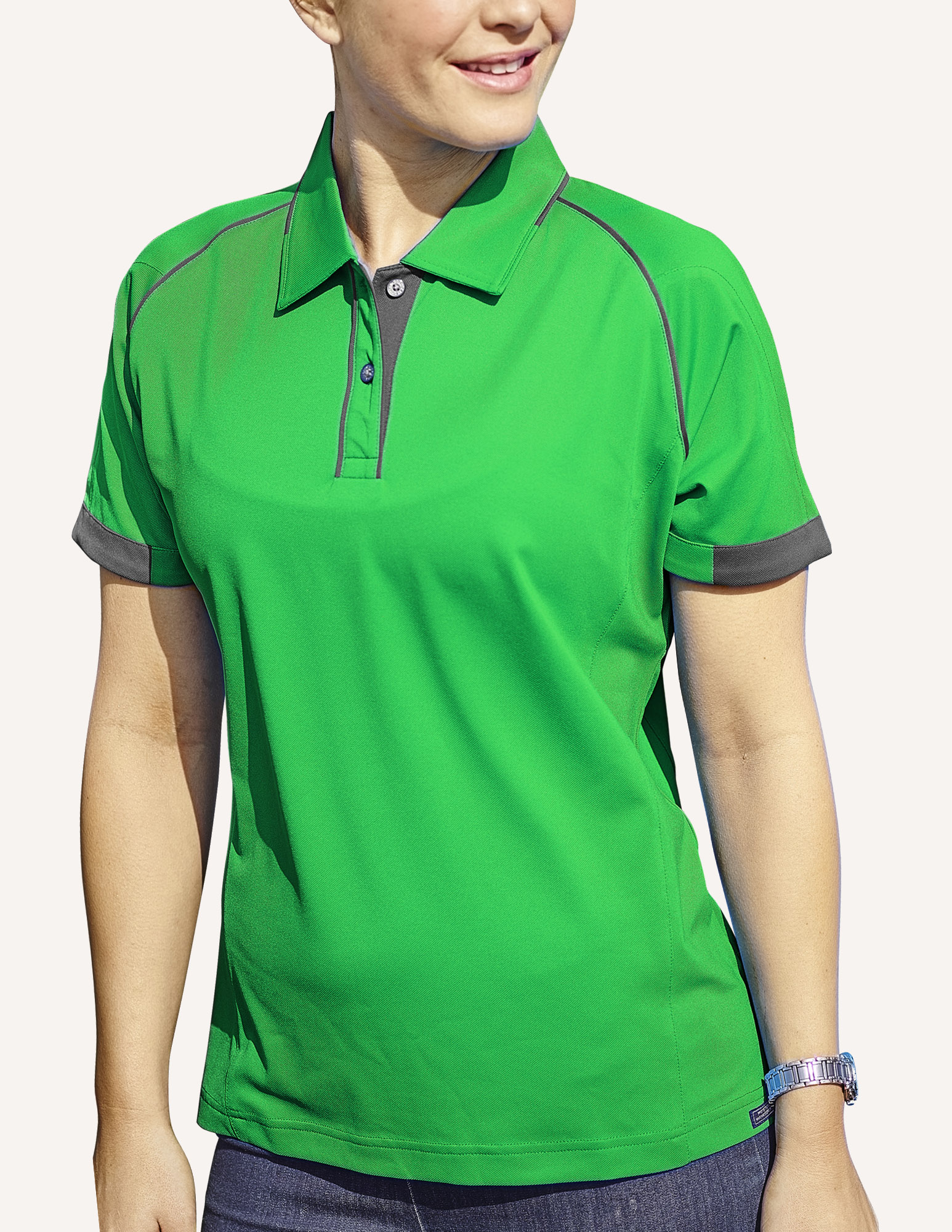 Ladies' Aloha Hybrid Cooler Polo Shirt 11