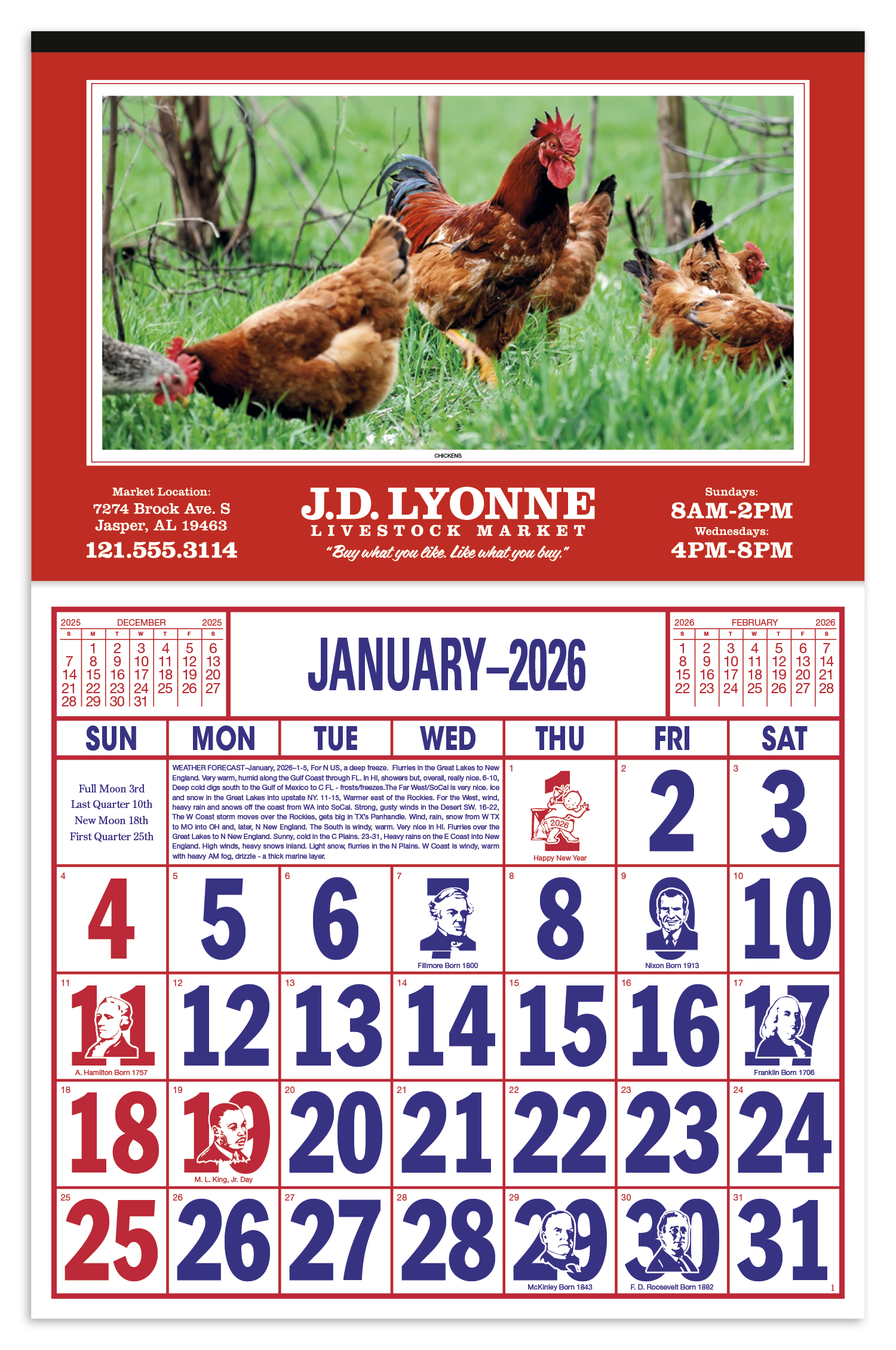 Skinner & Kennedy® Large Everyday Farm Memo 14