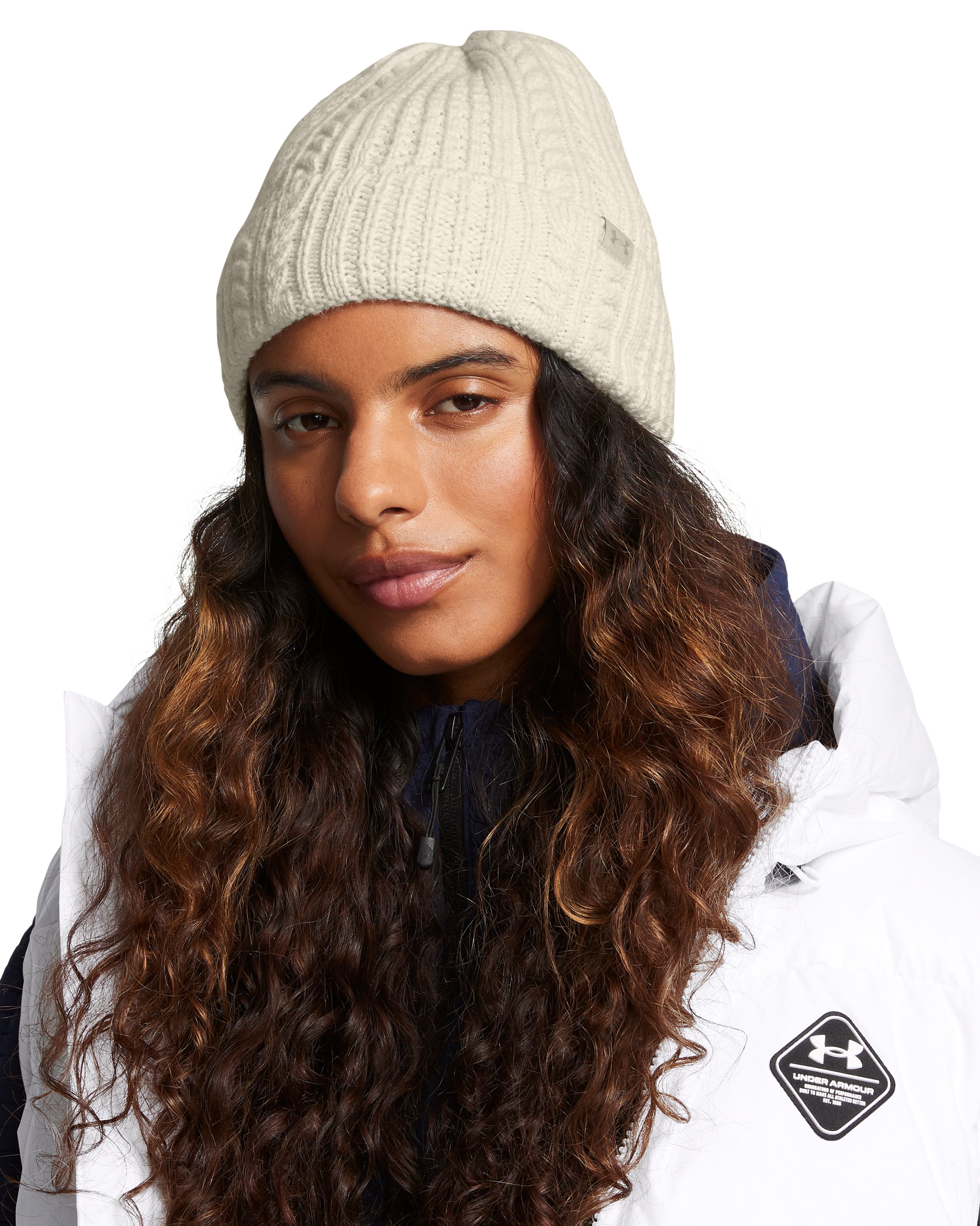 UA Halftime Cable Knit Women's Beanie 6