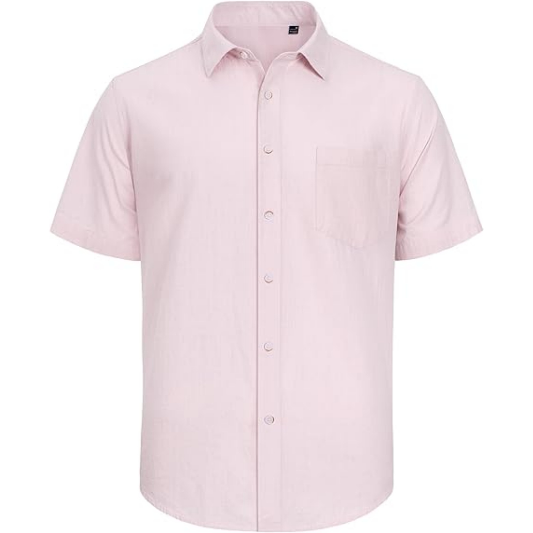 Men's Cotton Linen Short Sleeve Shirt 5