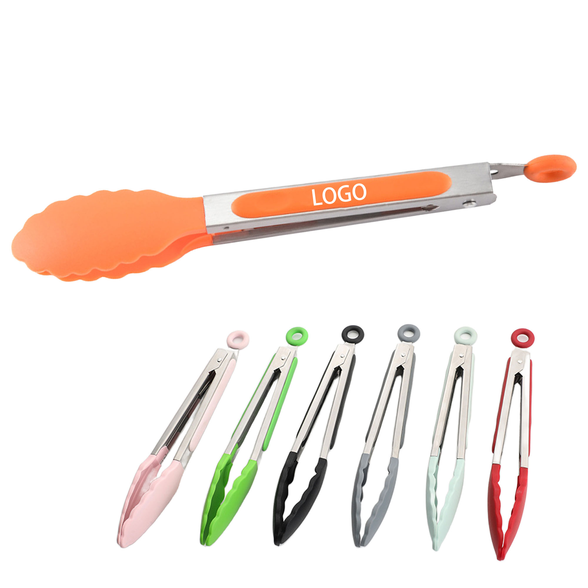 Heat-Resistant Nylon Food Grilling Tongs 1
