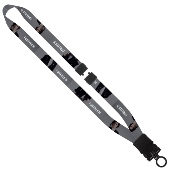 3/4" Dye-Sublimated Waffle Weave Lanyard 4