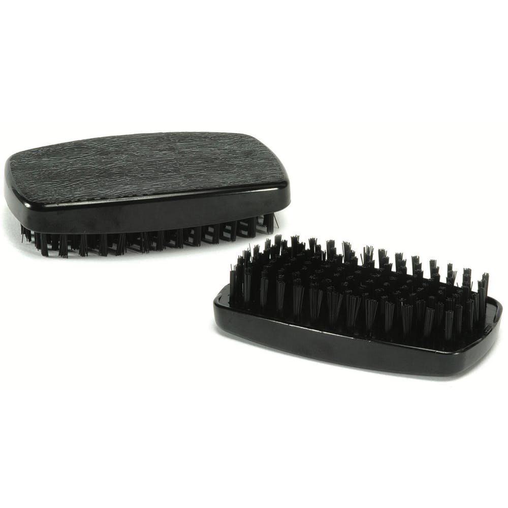 Block Handle Hairbrushes - Black 4.25" x 2.38" 1