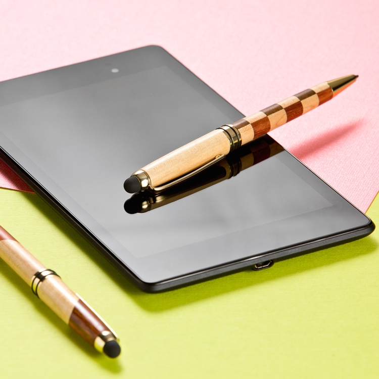 Two-Tone Wooden Ballpoint Stylus 2