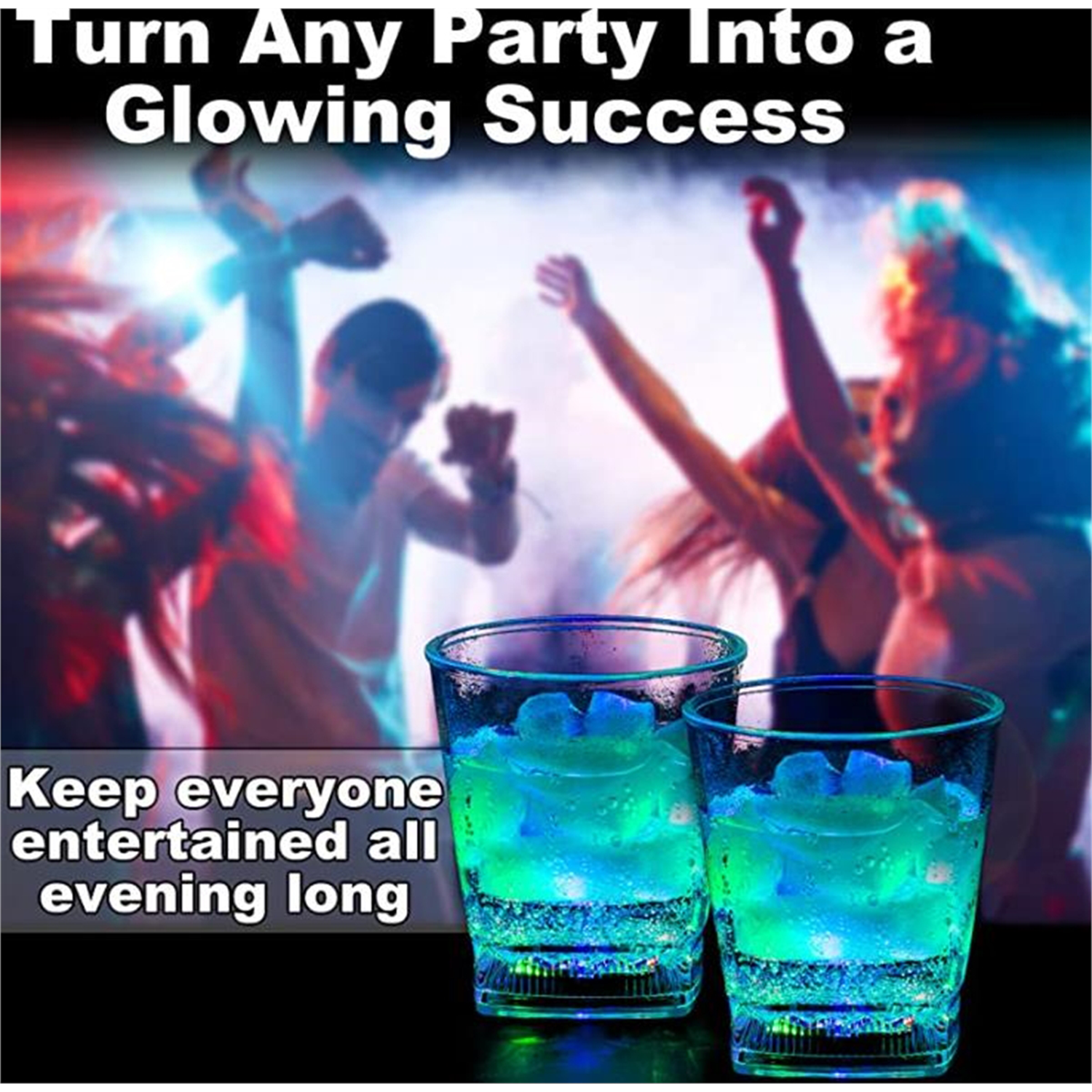 8oz Liquid Activated LED Light Up Whiskey Cup 5