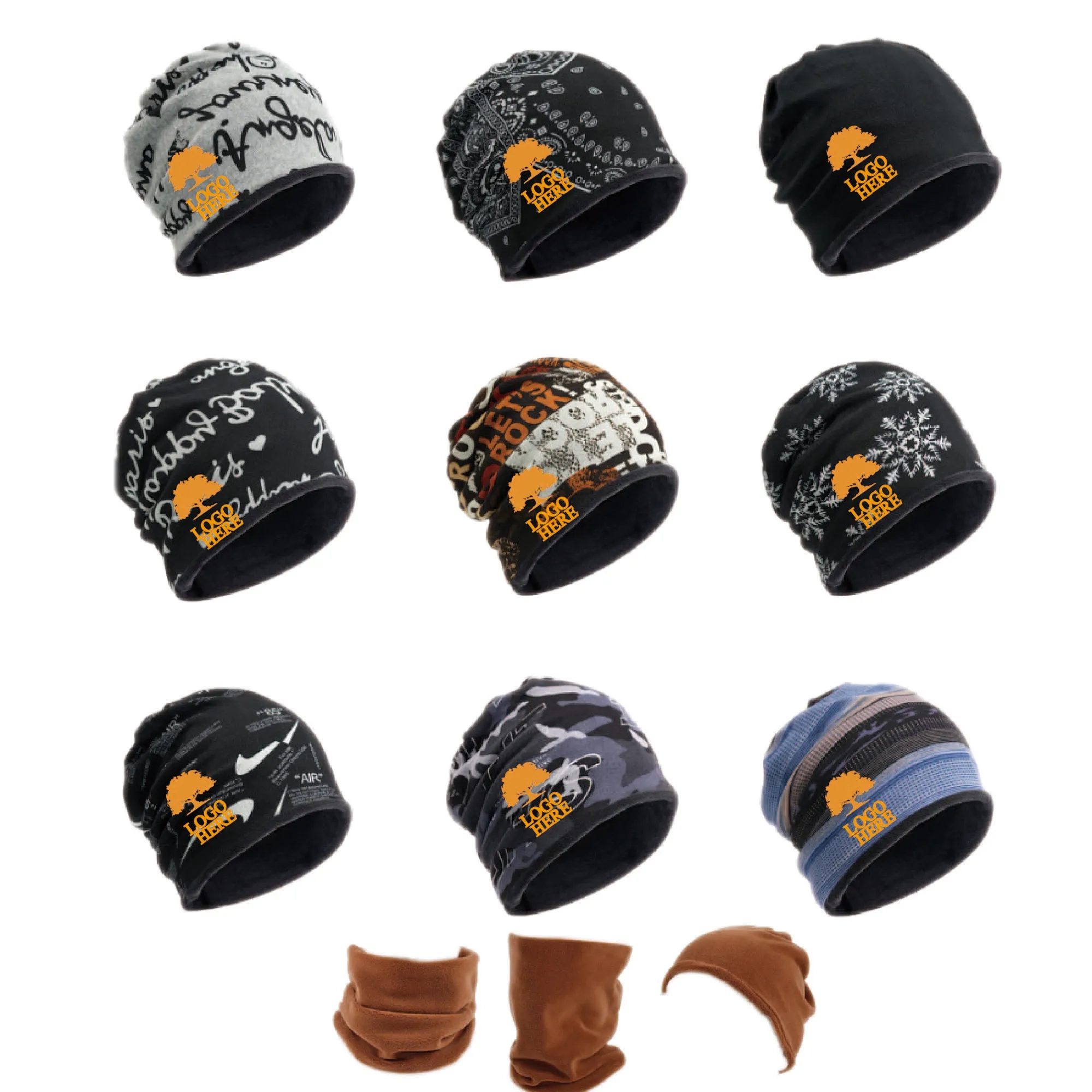 Custom Printed Winter Warm Neck Gaiter 4