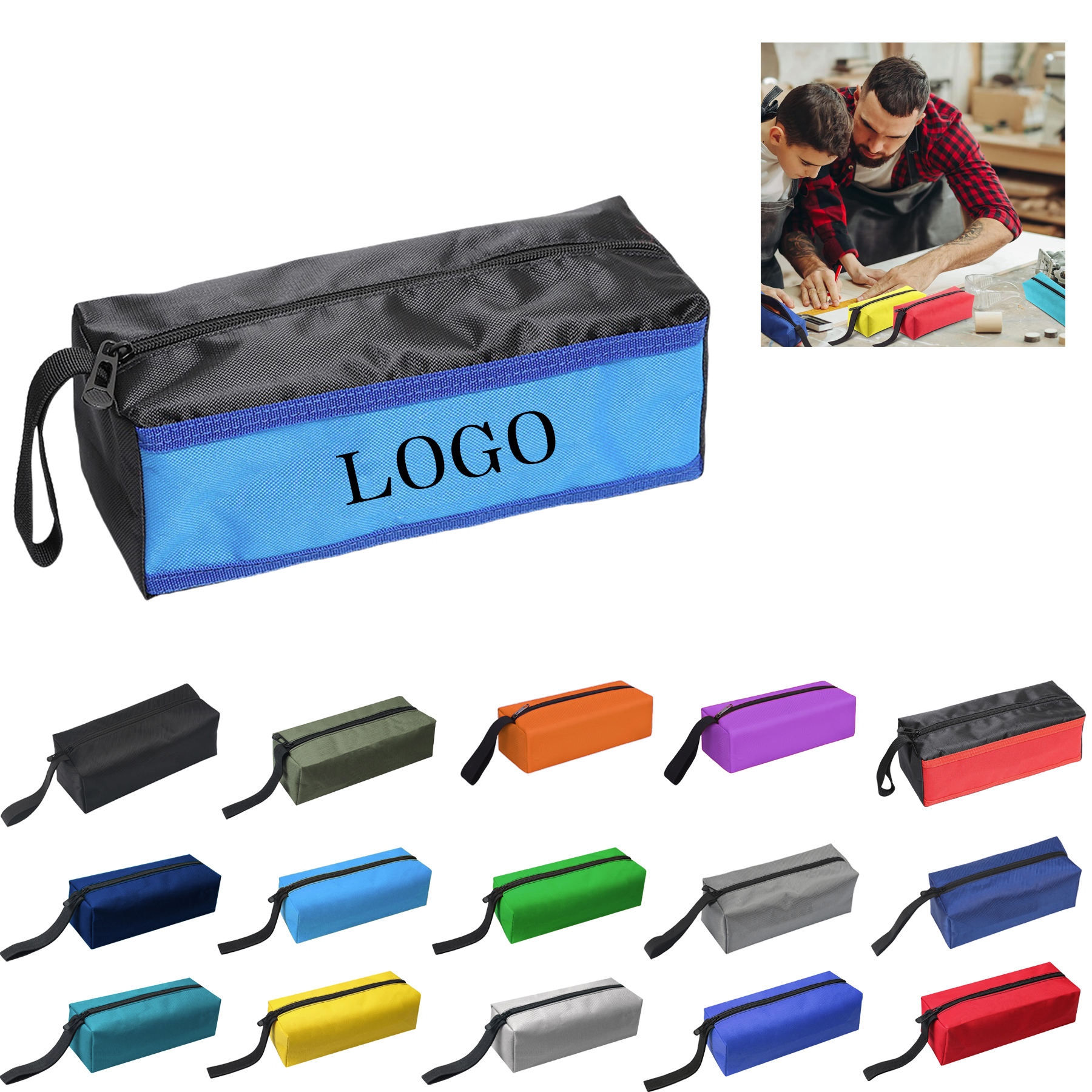 Waterproof Zipper Tool Bag 16