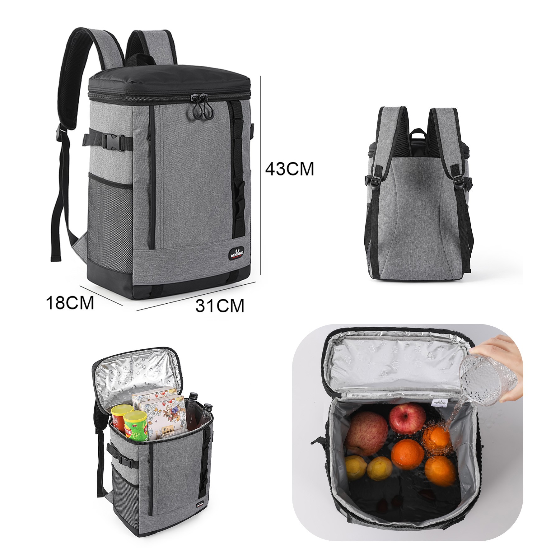 Backpack Cooler Insulated Leak Proof 2