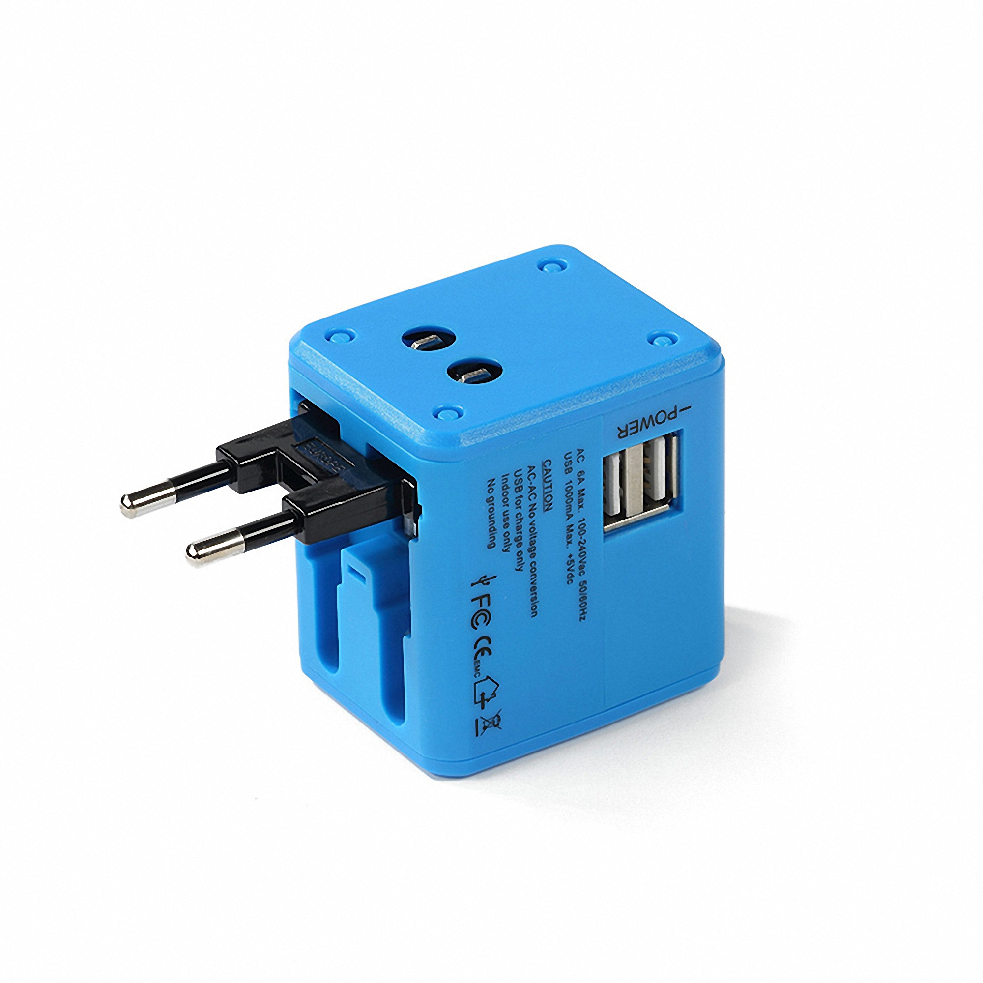 Universal Travel Adapter with USB Ports 3